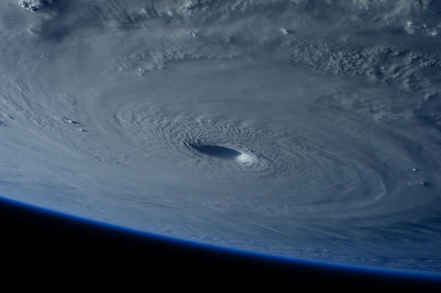 Hurricane as seen in space