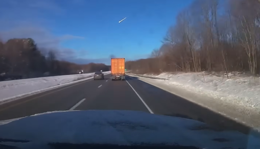 Meteor Captured on Dashcam
