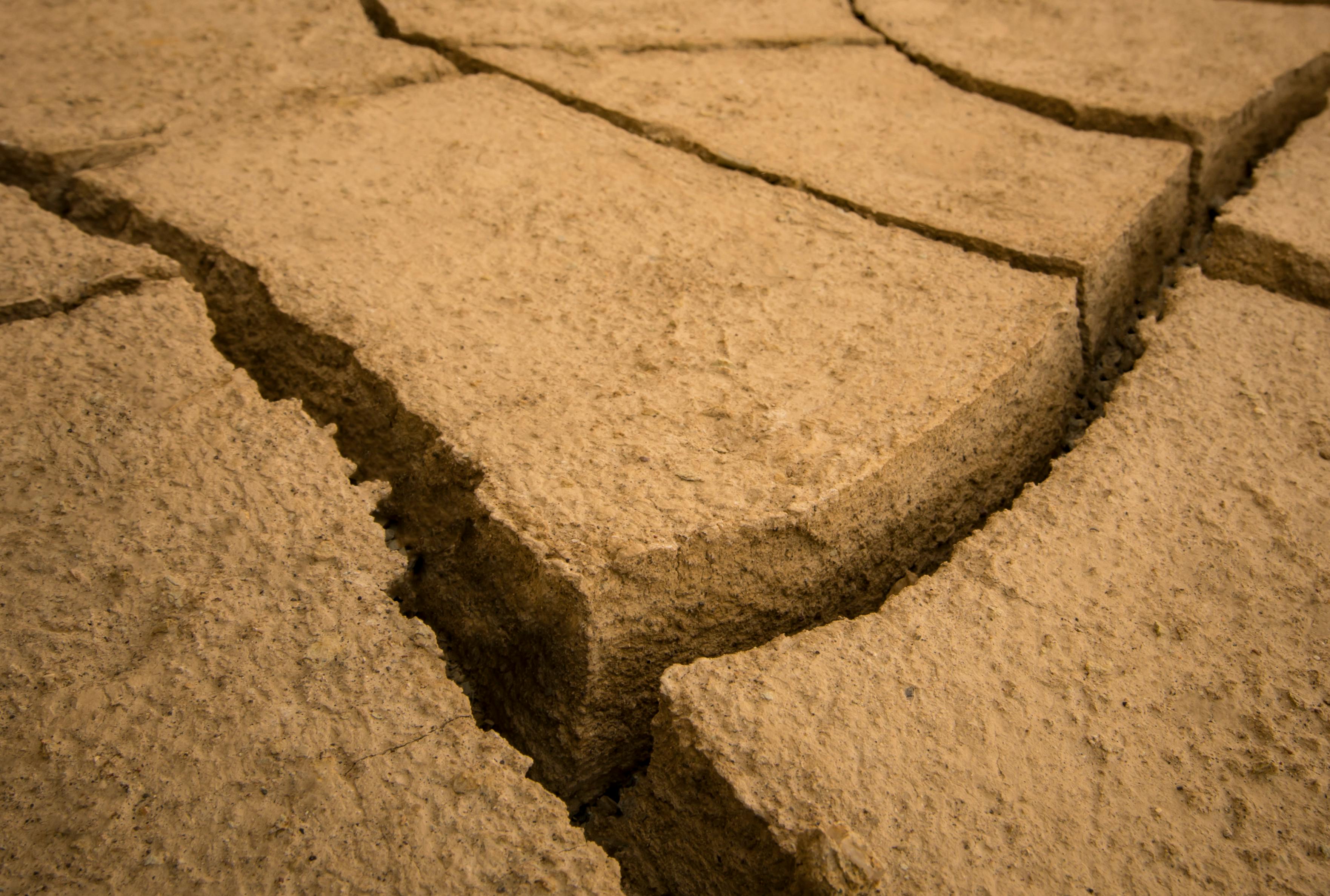 crack on ground