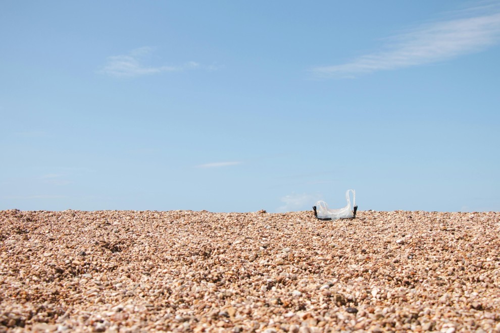 pebbles and sky