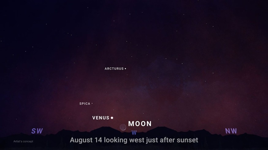 Venus Hits Its Widest Evening Separation from the Sun as a Deep Partial Eclipse Closes Out August