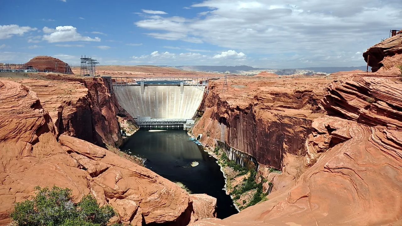 Lake Powell Sits About 28 Feet Above the Level Where Glen Canyon Dam Stops Generating Power