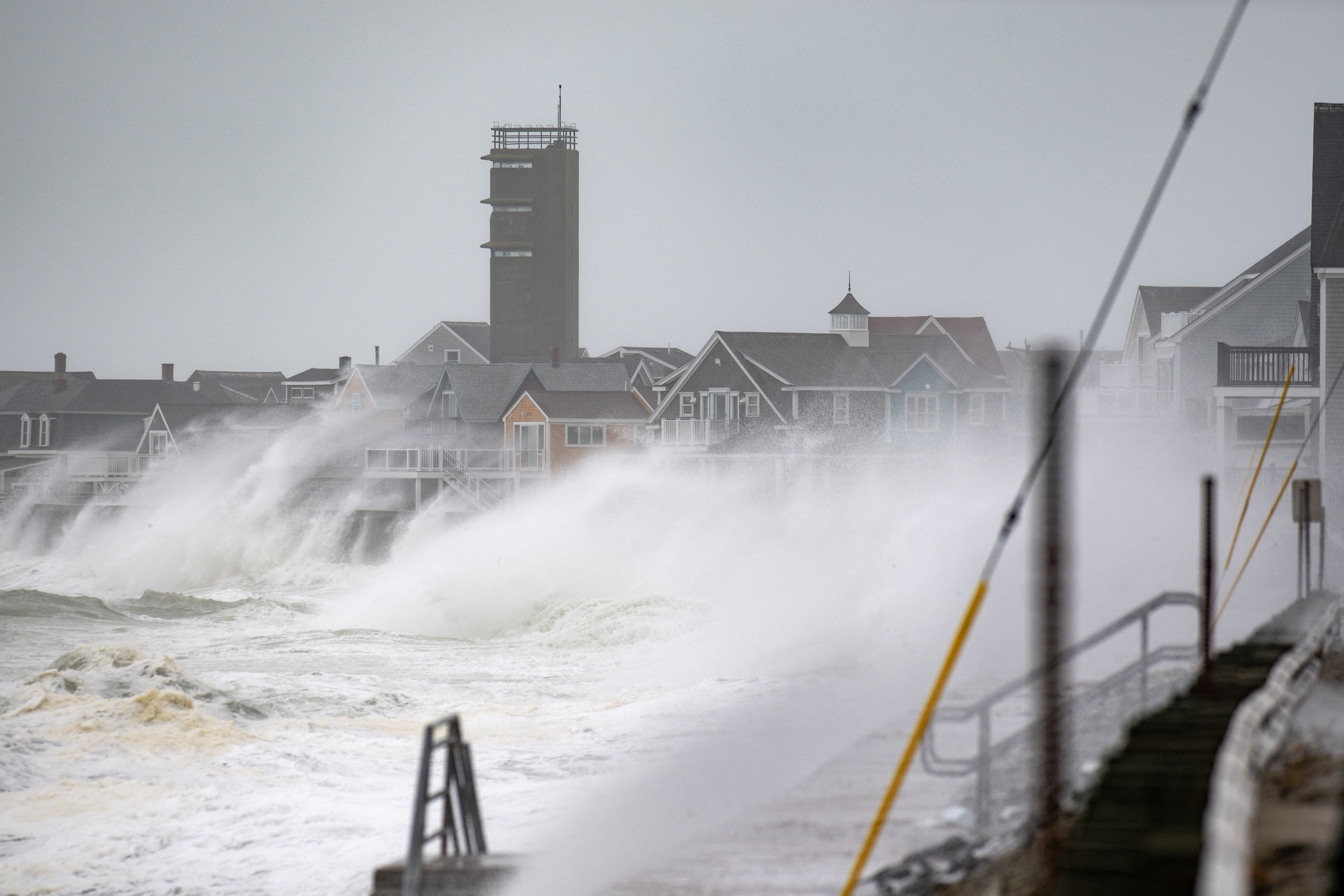 Nor'easter Outages Peaked Near 136,000 as Full Moon Tides Drove Repeated Flooding on the Northeast Coast