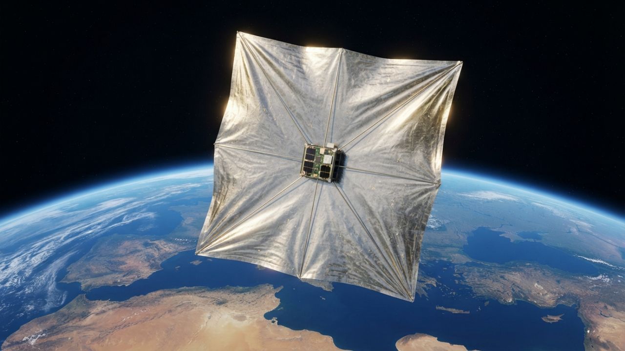 Cornell Student-Built Light Sails Pass Space Tests as Palm-Sized ChipSats Send Data From Orbit
