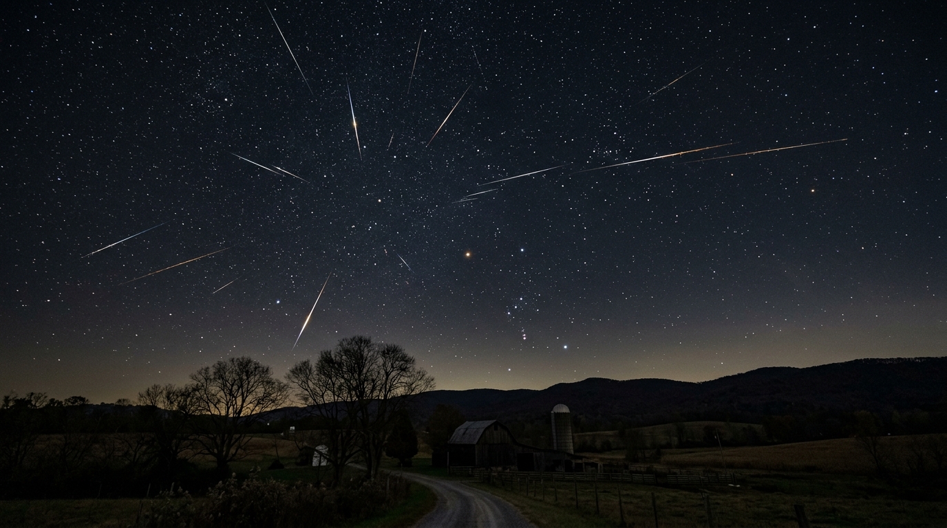 Orionid Meteor Shower Peaks Tonight: Best Pre-Dawn Viewing Times After the Moon Sets