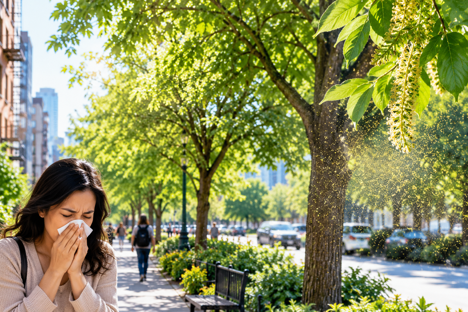 City Tree Planting Brings Cooling Shade, but Researchers Say Species Choice Decides How Much Pollen Residents Breathe