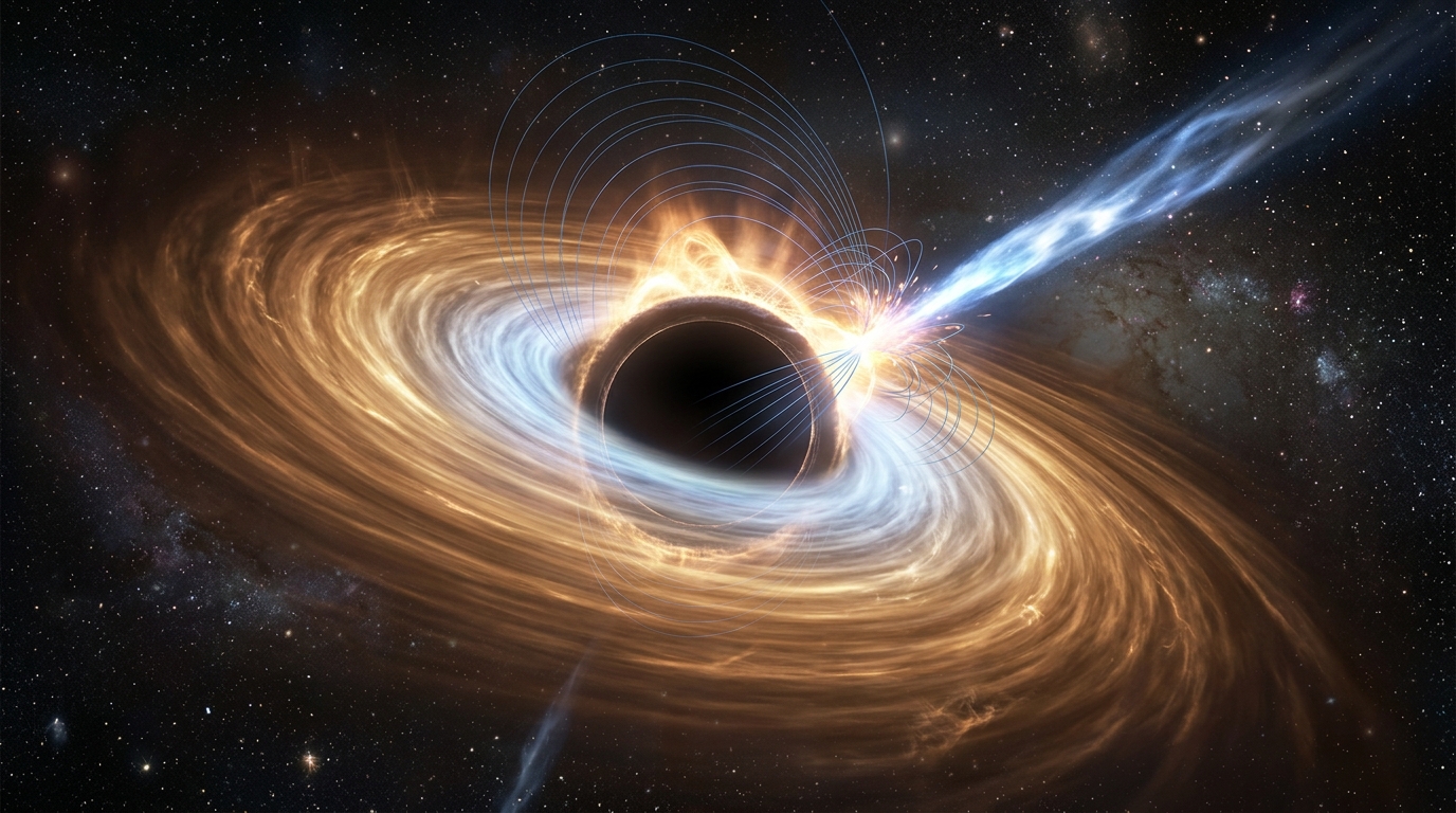 XRISM Finds Evidence of a Solar-Style Magnetic Eruption in the Corona Around a Supermassive Black Hole