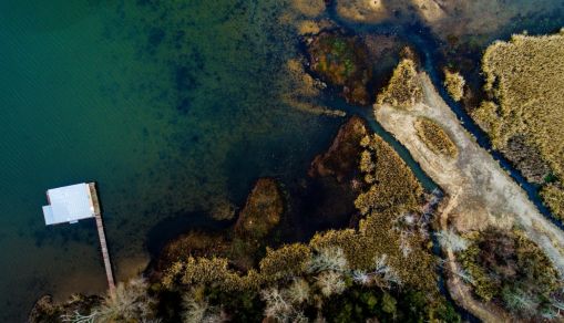 An Aerial View of Guntersville, Alabama