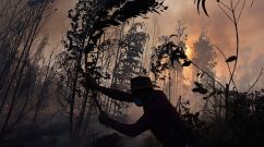 TOPSHOT-COLOMBIA-ENVIRONMENT-BUSHFIRE