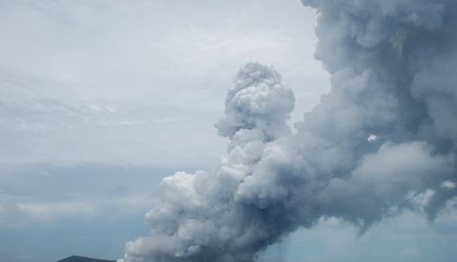 Tongan volcano eruption
