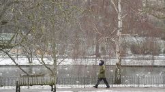 Green Park in central London on February 9, 2021