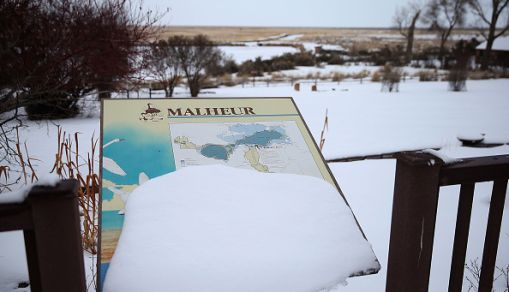 Burns, Oregon. Heaviest Snowfall Unloads in Portland, Oregon; Motorists Stranded Due to Massive Snow