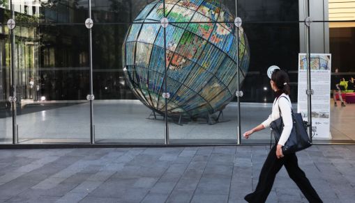 sculpture depicting earth