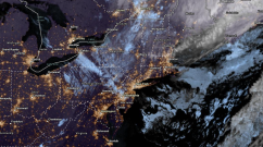NESDIS via NOAA Satellite View as of October 23, 2023
