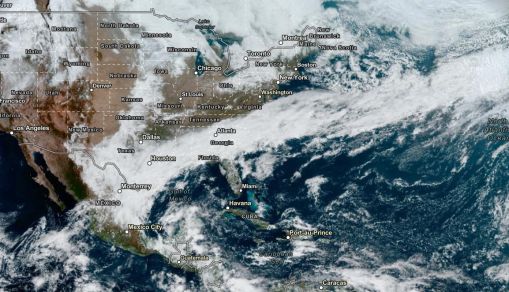NOAA Satellite View as of November 11, 2023