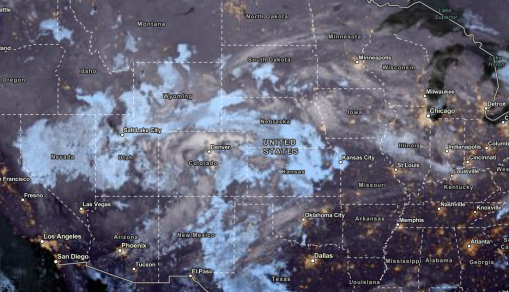 NOAA NESDIS Satellite View as of November 25, 2023