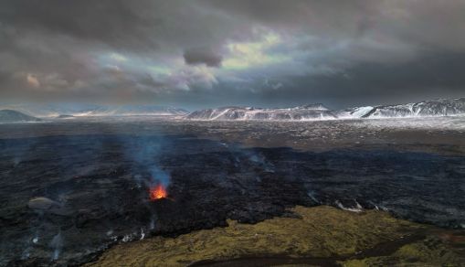 Volcano Erupts On Iceland's Reykjanes Peninsula