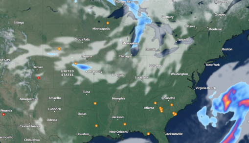 Zoom Earth Satellite - NESDIS NOAA