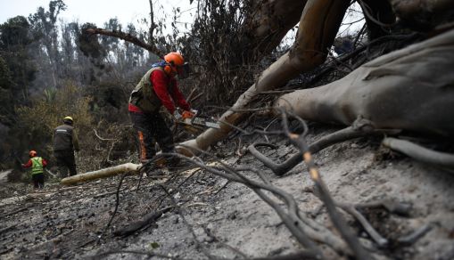 Recent wildfires in Chile